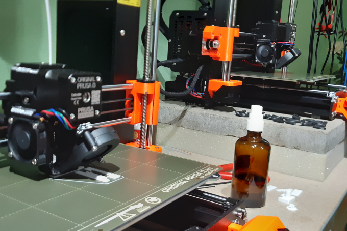 FDM 3D printer in use